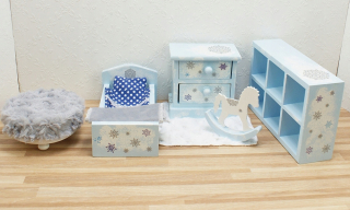 Elsa Frozen - Nábytok pre Dolls Detská izba ELSA