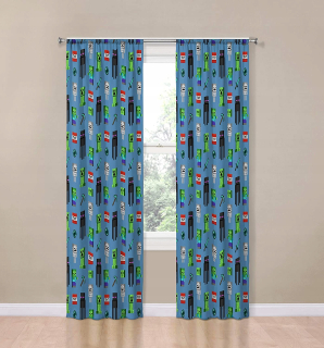 MINECRAFT - MINECRAFT Monsters Fields2 PCS 213cm x 107 cm