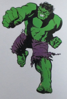 HULK - Nálepka Marvel Hulk Stickers Avengers Veľký veľký