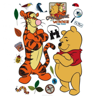 Medvedík Pú - Nálepky Winnie Puchatek Tigger Disney Sticker