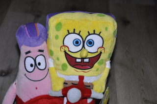 Spongebob - Nový Plush Mascot Patryk Spongebob na skútri