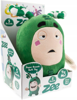 Oddbods Zee Super Sounds Zee Mascot 25 cm.