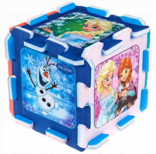 Elsa Frozen - Puzzle puzzle puzzle puzzle s ľadovou krajinou