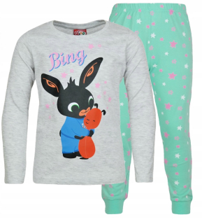 BING A PRIATELIA - Pyžamá rabbit bing dlhý rukáv deti 116