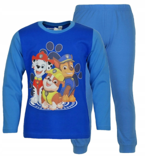 PAW Patrol - PAJAMAS DETI DOG PÍSKA PATROL Dlhý rukáv 92-98