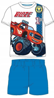 Blaze a Monster autá - Pajamas Detské letné Blaze a Mega Machine 122