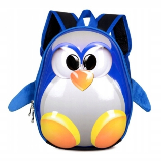 Detský batoh - Backpack 3D Penguin Penguin 3 Farby