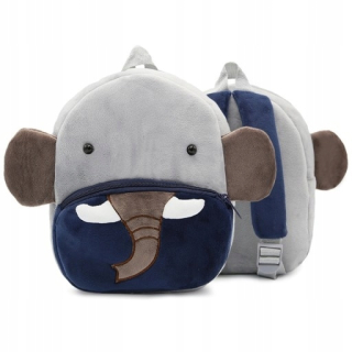 Detský batoh - Plyšový batoh pre predškoláka 3D Elephant