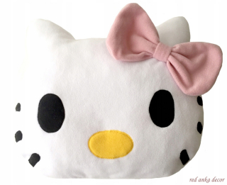 HELLO KITTY Fleece mäkký vankúš ahoj kitty veľký