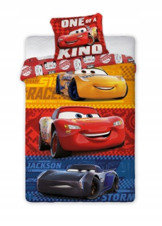 McQueen - Linen 160x200 Licenčné vozidlá Cars Zigzak McQuin