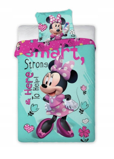 Minnie Mouse - Linová myš Minnie, set 160/200 + 70/80