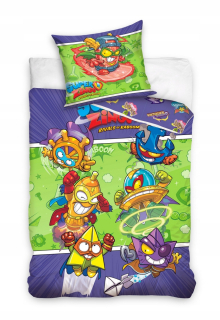 SUPER ZINGS - Detské posteľná bielizeň 140x200 Super Zings Zingssy Enigm