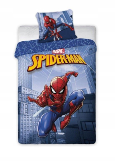 SPIDERMAN - Detská posteľná bielizeň Spiderman 160x200 muž Spider