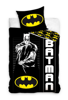 BATMAN - Mládežnícke posteľná bielizeň 140x200 batman Superhrdina