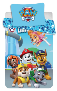 PAW Patrol - Detská posteľná bielizeň 100x135 psi Patrol Paw Raider F