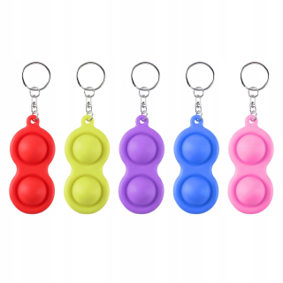 Bakugan - Jednoduchý otvor Keychain Hračka Anti stres Reliéfňa