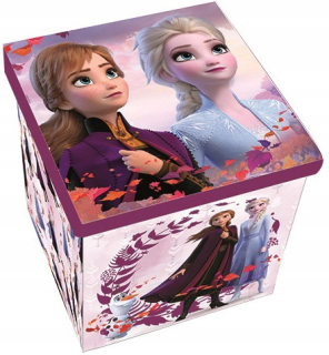 Elsa Frozen - PUFA kontajner box stool krajiny ľad mrazené ne