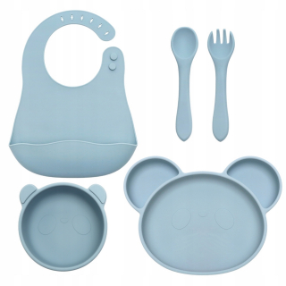 Modrý silikónový set Gigi Kids