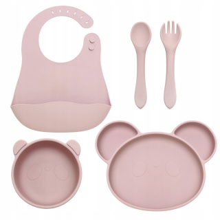5× súprava Gigi Kids, ružový silikón