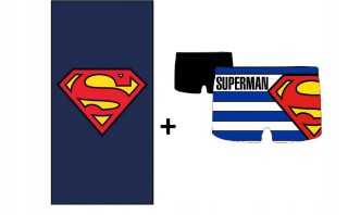 Superman - Kostým kostým plávanie trunks uterák superman boxers