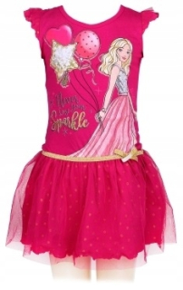 Barbie - Detské Barbie Dress Tull 140