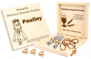 SPOMIENKY NA PRVÉ SV. PRIJÍMANIE, darček, pokladnička, ruženec