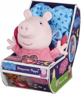 Pepa Pig - Peppa Pig 6926 Sleepover Peppa, Ružová