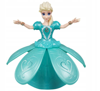 Elsa Frozen - Tanec Figurine Lamp Projektor 3IN1 FROZEN ELZA