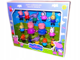 Pepa Pig - Veselá Pras Peppa Set 14W1 Priatelia ošípané