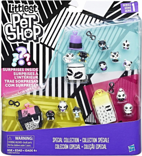 Littlest Pet Shop - Exteriér LPS PET Shop Kit Black White 13-PAK C2894