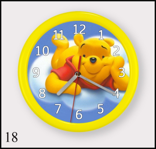 Medvedík Pú - Nástenné hodiny Winnie Pú pre deti na dar
