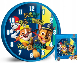 Závesné hodiny PAW Psi Patrol.