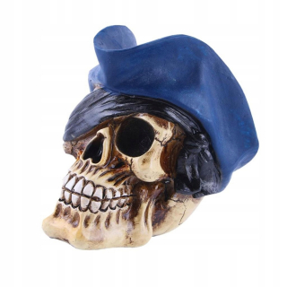 .Živicová dekorácia Socha ľudskej lebky Ornament Bar