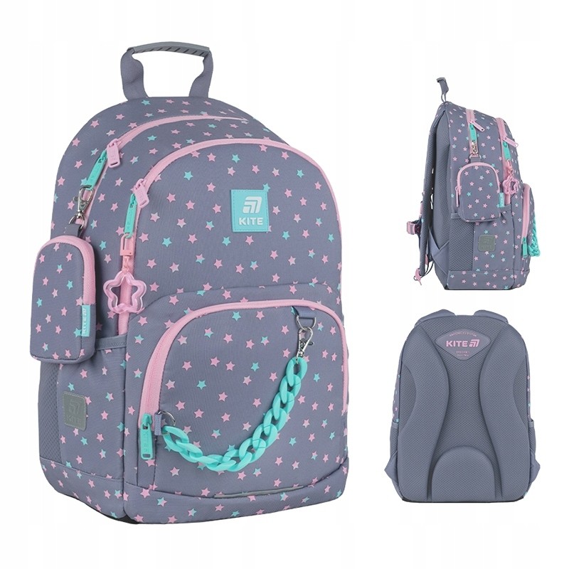 Školský batoh pre prváčky s bodkami Kite K25-585M-2 – ergonomický a štýlový