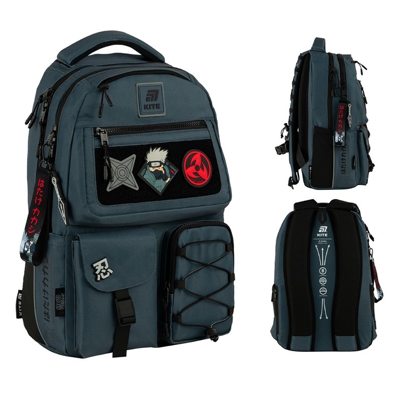 Módny školský batoh pre chlapcov NARUTO KAKASHI Kite NR25-2587M