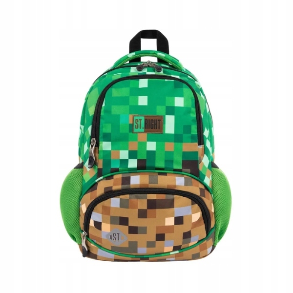 Školský batoh St.Right Pixel Cube s jednou komorou a objemom 14 l