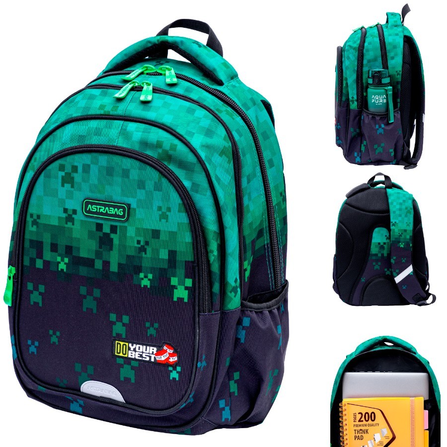 Funkčný školský batoh AstraBag s Ergo Back systémom